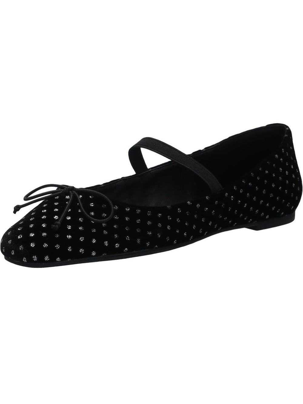 Kenneth Cole Women’s Black & Silver Myra Mary Jane Ballet Flats - US Size 11